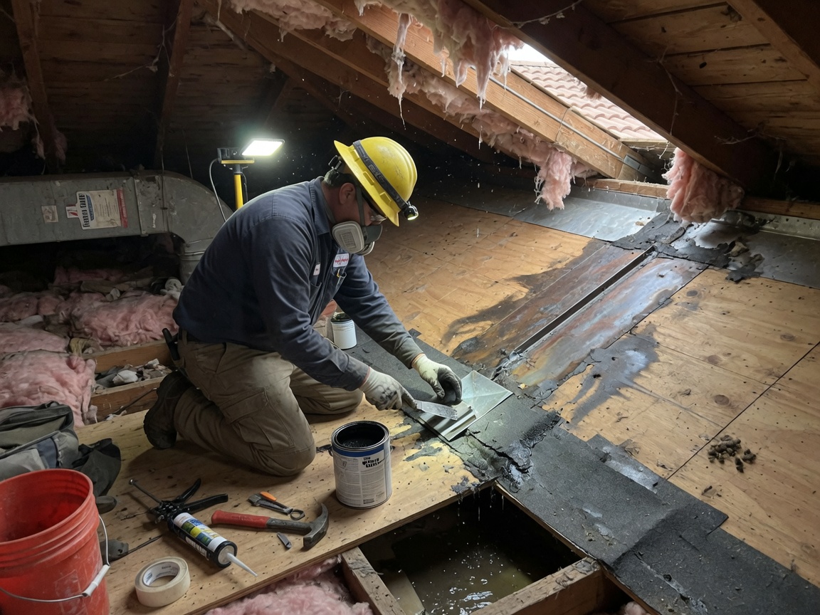 Roof Leak Repair in Fontana, CA